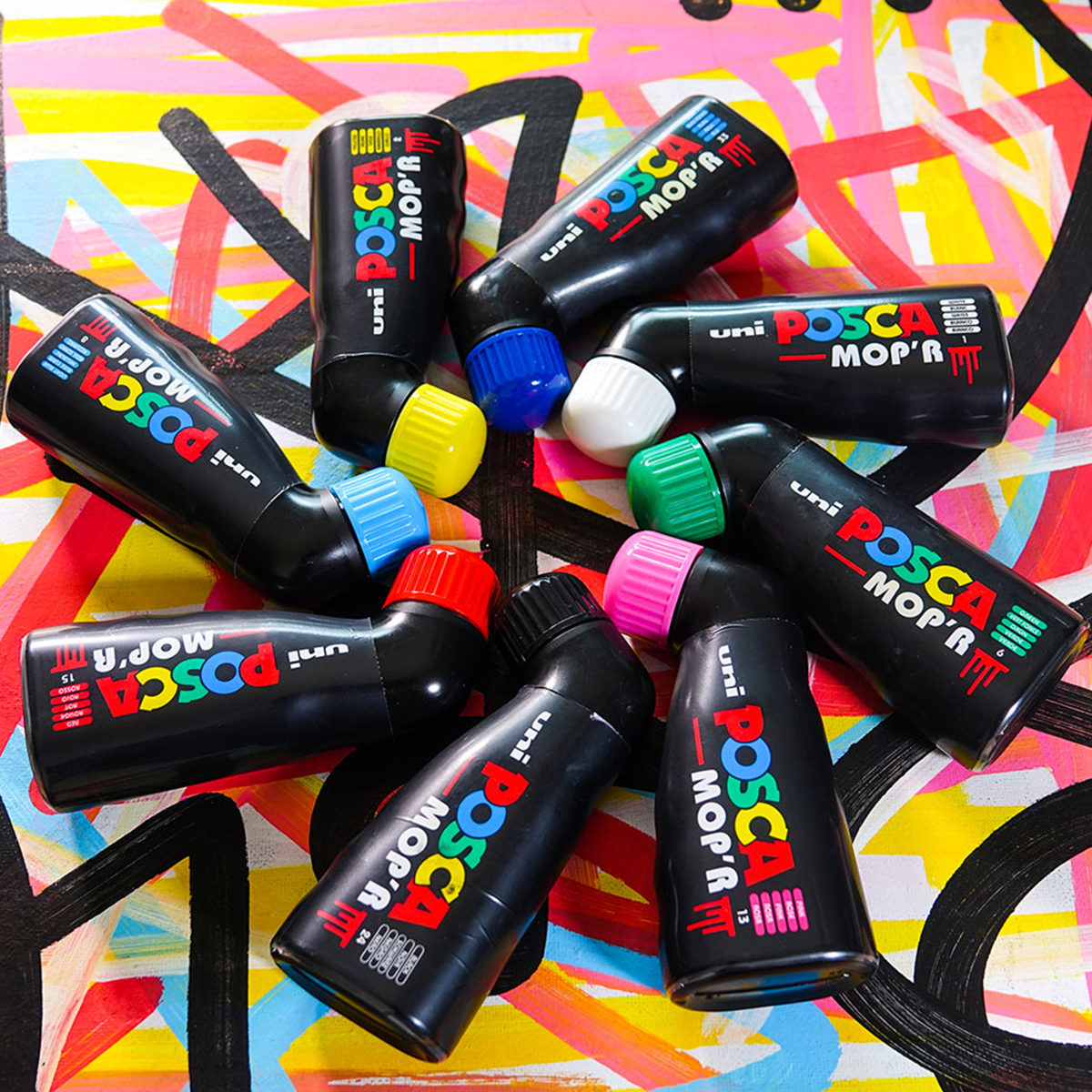 Posca PCM-22 8C MOP´R set markera, 3 – 19 mm, mix boja (8 kom)