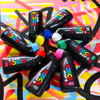 Posca PCM-22 8C MOP´R set markera, 3 – 19 mm, mix boja (8 kom)