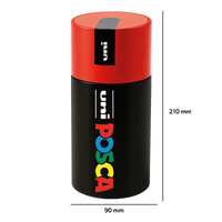 Posca kombinovani set markera u metalnoj kutiji – 13 kom (PC-3M, PC-5M, PC-5BR)
