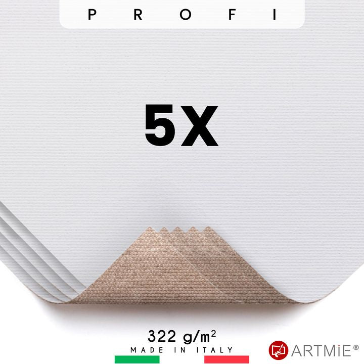 Uzorci slikarskog platna ARTMIE Profi - 5 kom — slika 1