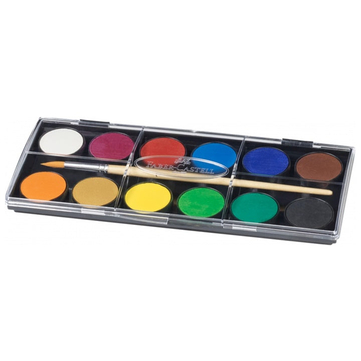 Vodene boje FABER-CASTELL 12 boja - 30 mm — slika 2