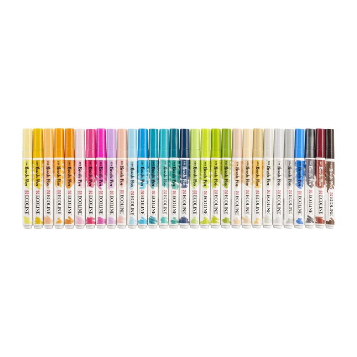 Vodene olovke Ecoline Brush Pen Additional | Set od 30 komada — slika 5