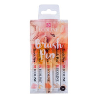 Vodene olovke Ecoline Brush Pen Beige Pink | Set od 5 komada — slika 1