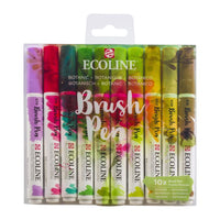 Vodene olovke Ecoline Brush Pen Botanic | Set od 10 komada — slika 1