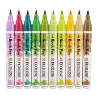 Vodene olovke Ecoline Brush Pen Botanic | Set od 10 komada — slika 3