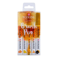 Vodene olovke Ecoline Brush Pen Earth | Set od 5 komada — slika 1