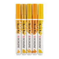 Vodene olovke Ecoline Brush Pen Earth | Set od 5 komada — slika 5