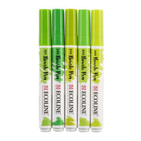Vodene olovke Ecoline Brush Pen Green | Set od 5 komada — slika 5