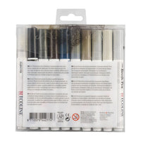 Vodene olovke Ecoline Brush Pen Greys | Set od 10 komada — slika 2
