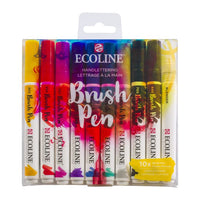Vodene olovke Ecoline Brush Pen Hand Lettering | Set od 10 komada — slika 1