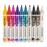 Vodene olovke Ecoline Brush Pen Hand Lettering | Set od 10 komada — slika 3