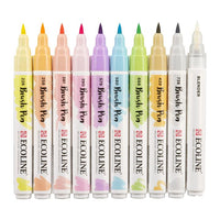 Vodene olovke ECOLINE BRUSH PEN pastel 10 kom — slika 2