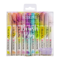 Vodene olovke Ecoline Brush Pen Pastel | Set od 10 komada — slika 1