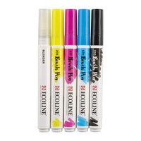 Vodene olovke Ecoline Brush Pen Primary | Set od 5 komada — slika 4