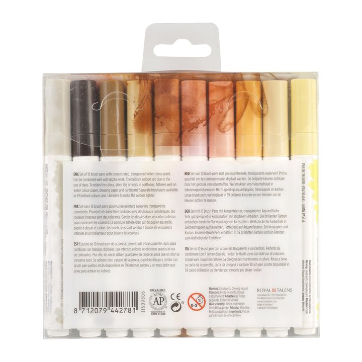Vodene olovke Ecoline Brush Pen Skin | Set od 10 komada — slika 2