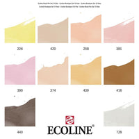 Vodene olovke Ecoline Brush Pen Skin | Set od 10 komada — slika 4