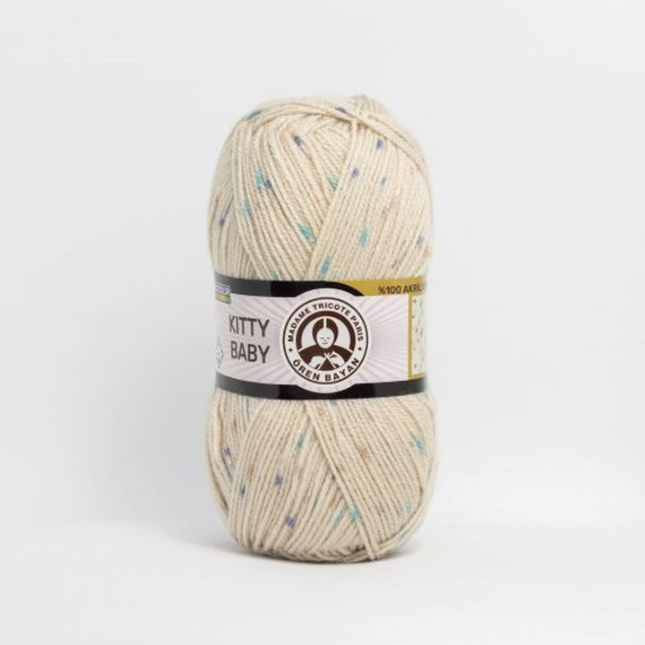 Vunica za djecu Madame Tricote Paris Kitty Baby 100 g - izaberi boju — slika 5