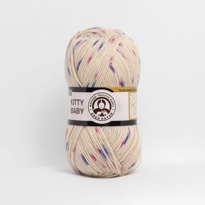 Vunica za djecu Madame Tricote Paris Kitty Baby 100 g - izaberi boju — slika 7