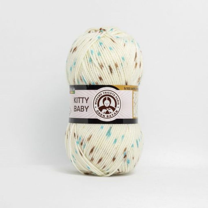 Vunica za djecu Madame Tricote Paris Kitty Baby 100 g - izaberi boju — slika 8