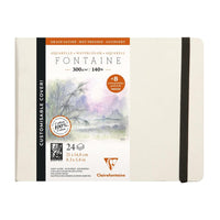Clairefontaine Fontaine akvarelna knjiga HP 300 g 24L tvrdi povez