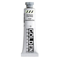Akrilna boja GOLDEN Heavy Body Interference 148 ml – 4070 ljubičasta