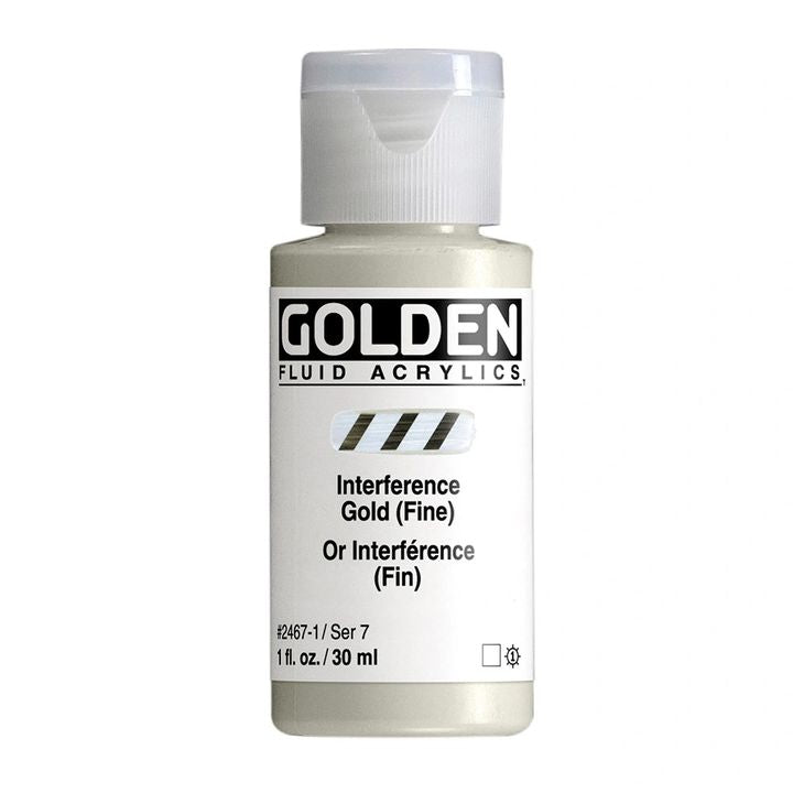 Akrilna boja GOLDEN Fluid Interference 118 ml – 2467 zlatna