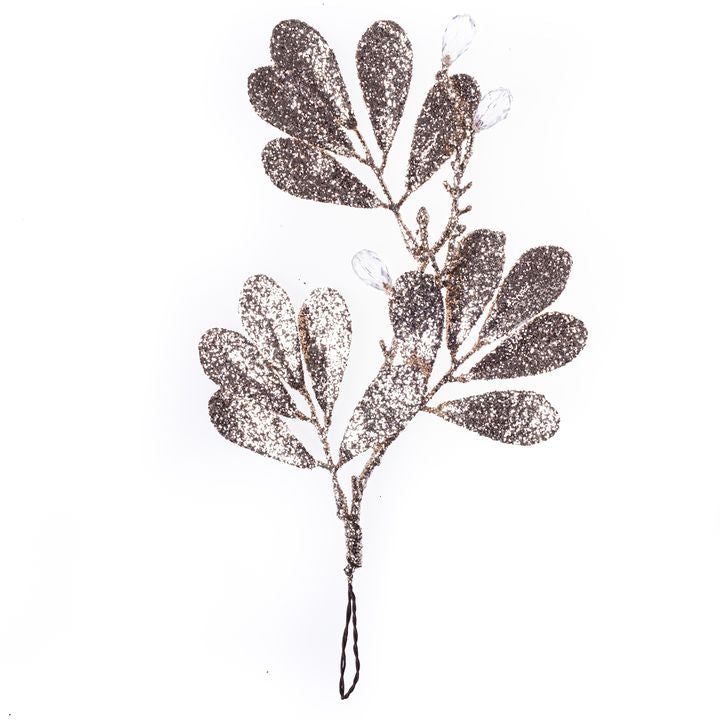 Zlatna ukrasna grančica 26 cm — slika 1