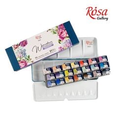 Akvarelne boje Rosa Gallery - set Romantic 21 x 2,5 ml