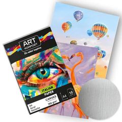 Art Kompozit platno teksturirani blok papira A4 10 listova 360g/m2